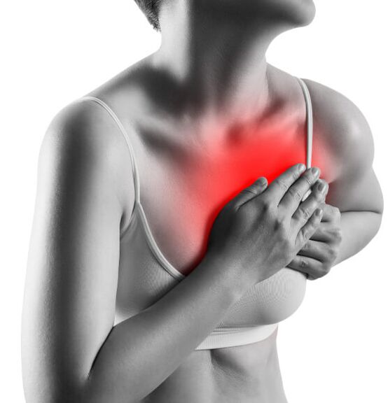 Sintomi di osteocondosi toracica